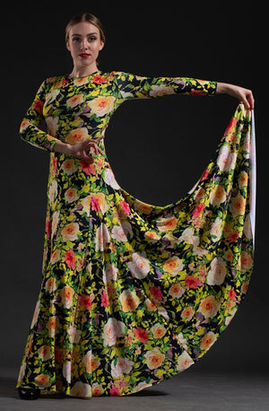 Robe de flamenco imprimée Soraya