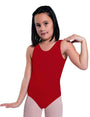 Maillot niña rojo tirante ancho