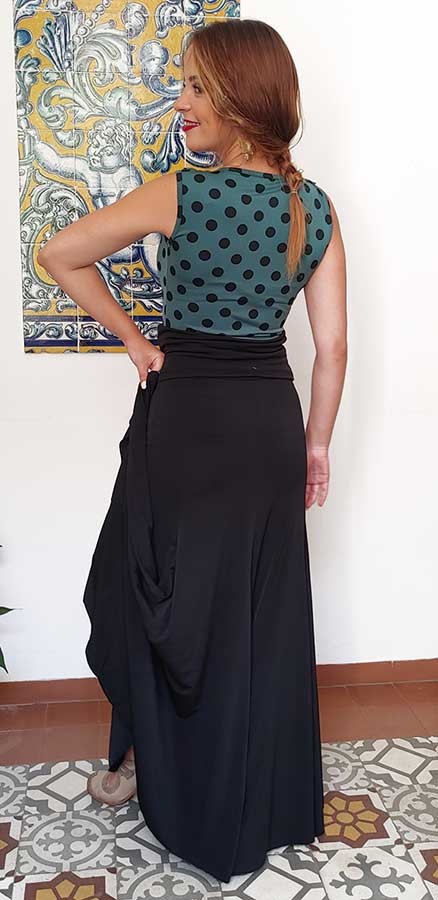 Jupe flamenco Cala Negra avec ceinture