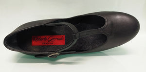 CHARACTER Spanish Dance Shoe Black Leather