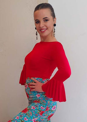 Top Flamenco Almonte Rojo