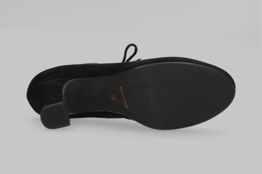 Flamenca Cordones Antelina Negro