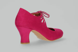 Flamenca Cordones Antelina Fucsia