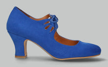 Lacets Flamenco Daim Bleu