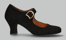 Flamenco Suede Black With Wide Buckle