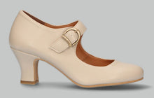 Flamenca Beige Con Hebilla Ancha