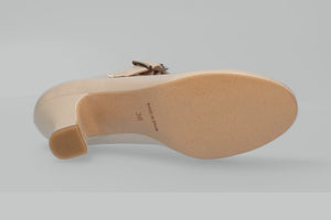 Flamenco beige à large boucle