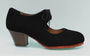 Professional flamenco dance shoe "special double width" with laces.