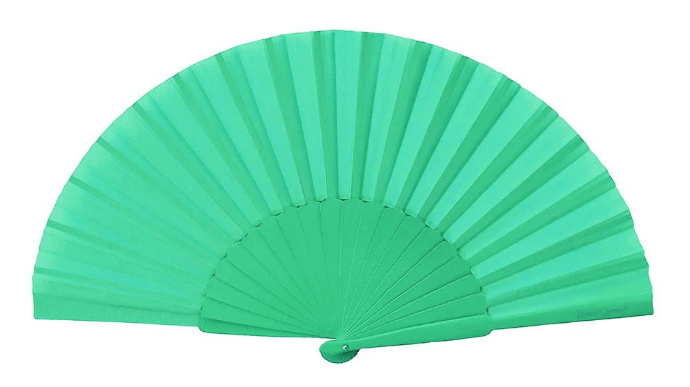 Abanico Pericón Verde Agua (30-31 cm)