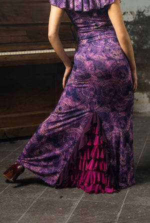 Jupe flamenco imprimée Nogales