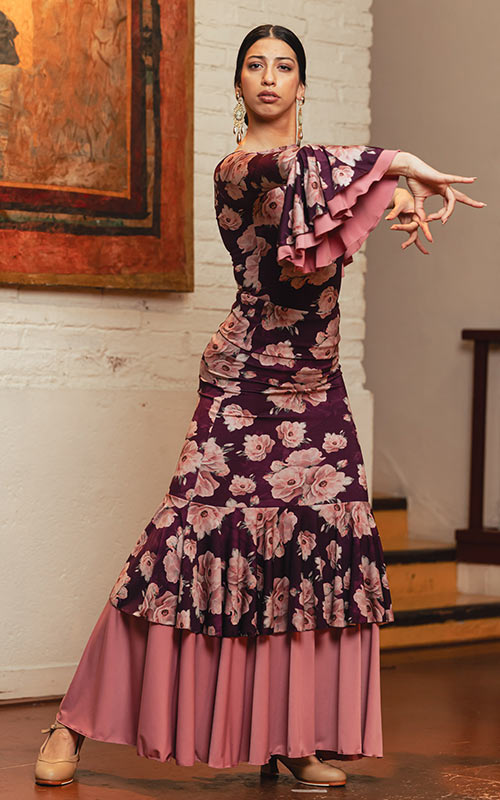 Falda flamenco Sierpes estampada varios colores