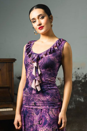 Mariquilla Printed Top with Straps