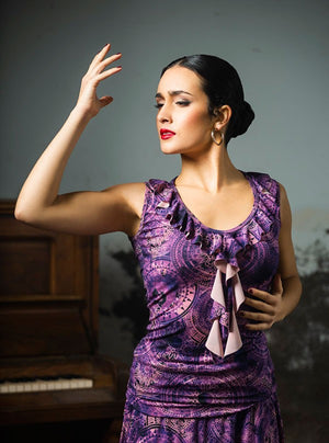 Mariquilla Printed Top with Straps