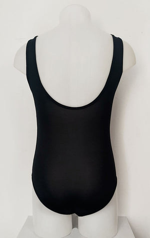 Maillot Niña Negro Tirante Ancho