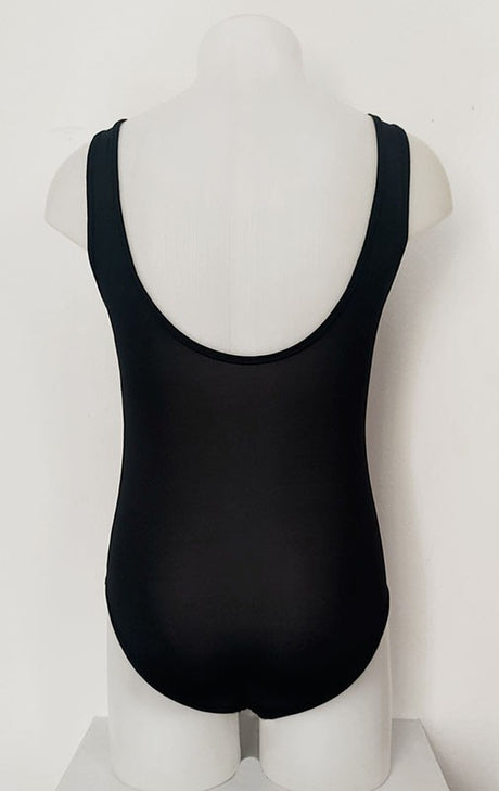 Maillot Niña Negro Tirante Ancho