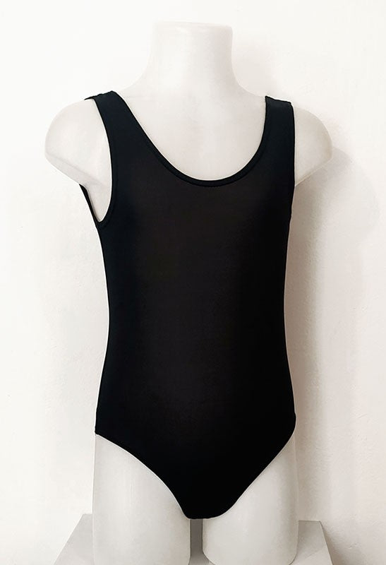 Maillot Niña Negro Tirante Ancho