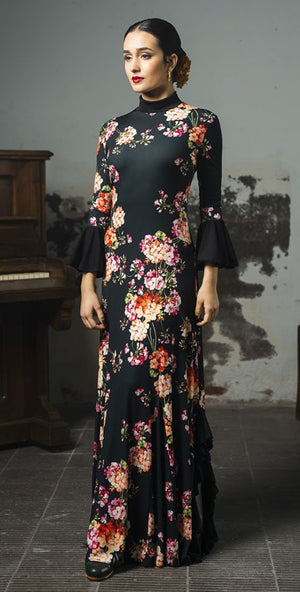 Robe de flamenco imprimée des Andes