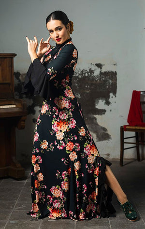 Robe de flamenco imprimée des Andes