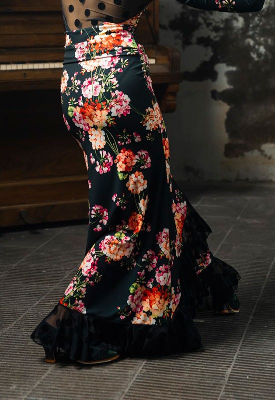 Jupe flamenco imprimée Yumbel