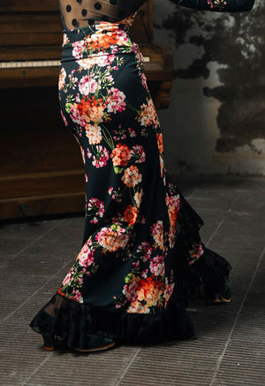 Jupe flamenco imprimée Yumbel