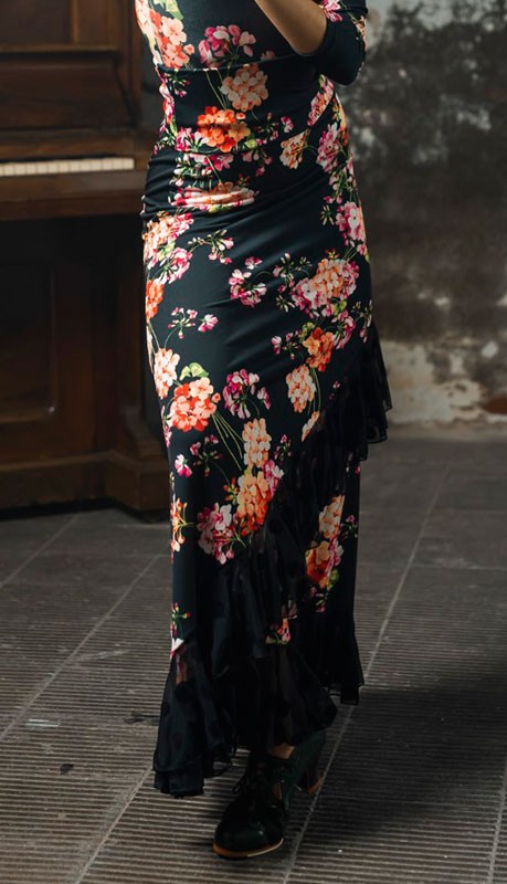 Jupe flamenco imprimée Yumbel