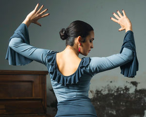 Angol flamenco top in various colors