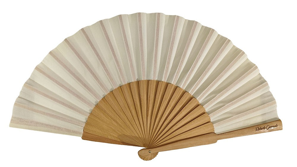 Natural Hazelnut Fan (30-31 cm)