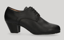 Men's semi-professional flamenco shoe in black leather