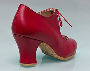 Chaussure de danse flamenco rouge « VEGAN »