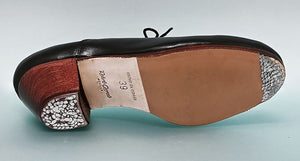 Professional Flamenco Shoe, Black Leather and Laces