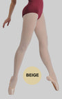 Soft beige stocking with elastic band