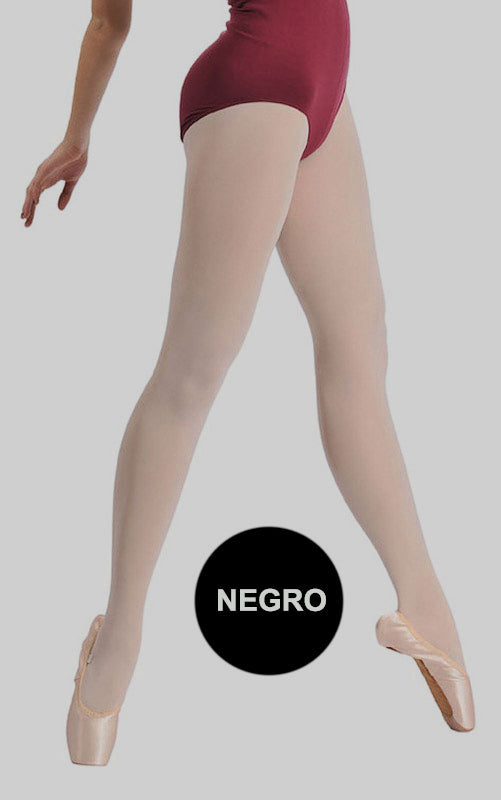 Soft black stocking with elastic band