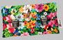 Funda castañuela profesional flores primavera