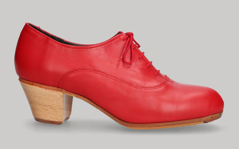 フラメンコシューズ　36 Roberto Garrudo Semi-professional black leather flamenco dance shoe with stitching