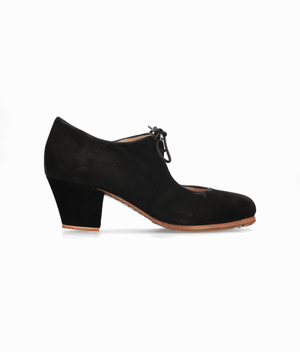 Zapato de baile flamenco profesional ante negro