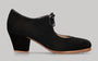 Zapato de baile flamenco profesional ante negro