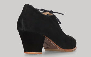 Zapato de baile flamenco profesional ante negro