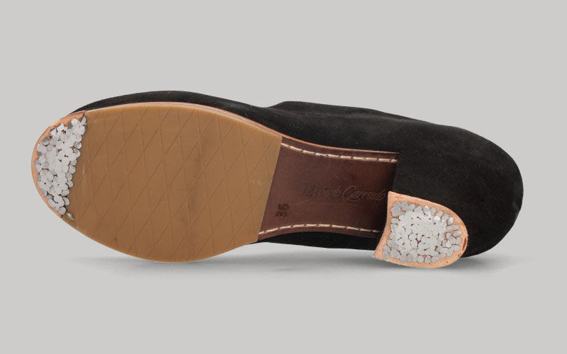 Zapato de baile flamenco profesional ante negro
