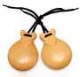 Natural wood castanets for beginners