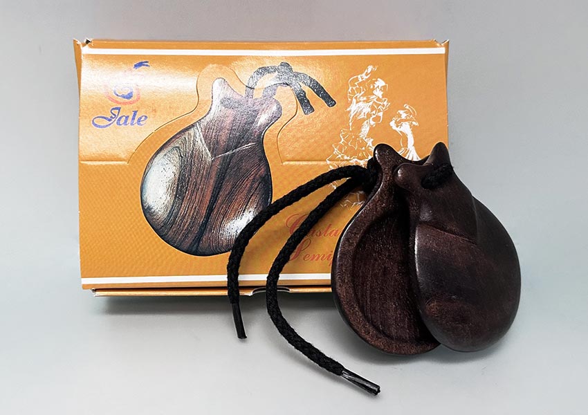 Castanets for beginners, imitation of granadillo