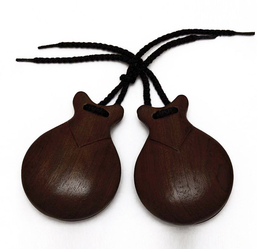 Castañuela profesional de madera palo santo
