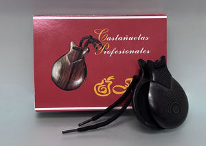 Castañuela linea profesional tela negra