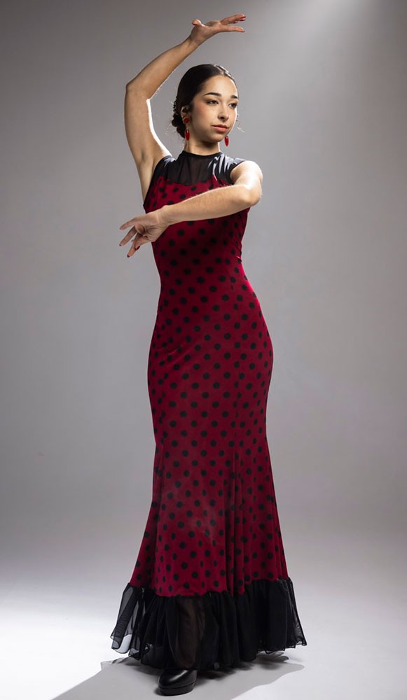 Robe de flamenco Calice imprimée en différentes couleurs