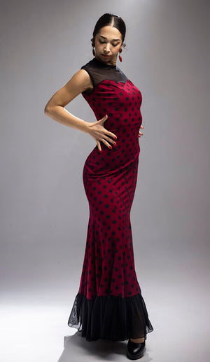 Robe de flamenco Calice imprimée en différentes couleurs