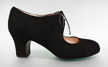 Chaussure de danse flamenco semi-professionnelle en daim noir