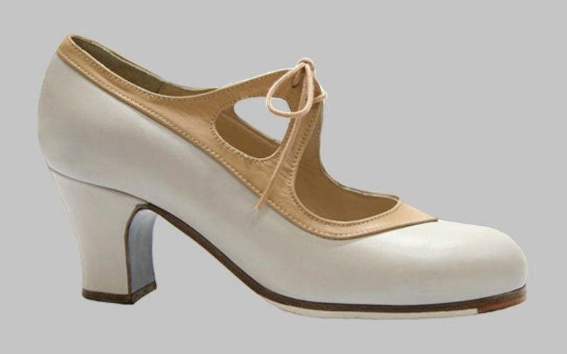 Zapato de Baile Flamenco Profesional Combinado
