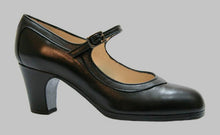 Zapato de Baile Flamenco Profesional piel negro