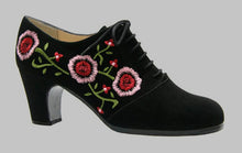 Chaussure de danse flamenco professionnelle en daim anglais