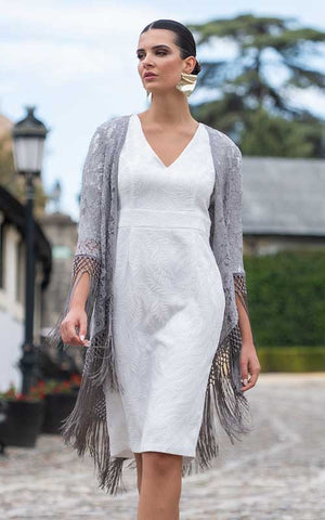 Grey Lace Crujia Jacket