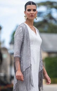 Grey Lace Crujia Jacket